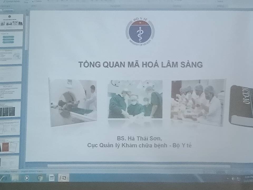 Tập huấn “Mã hóa bệnh tật theo phân loại Quốc tế ICD 10”cho cán bộ  bệnh viện